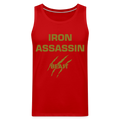 IRON ASSASSIN BEAST TANK TOP - red