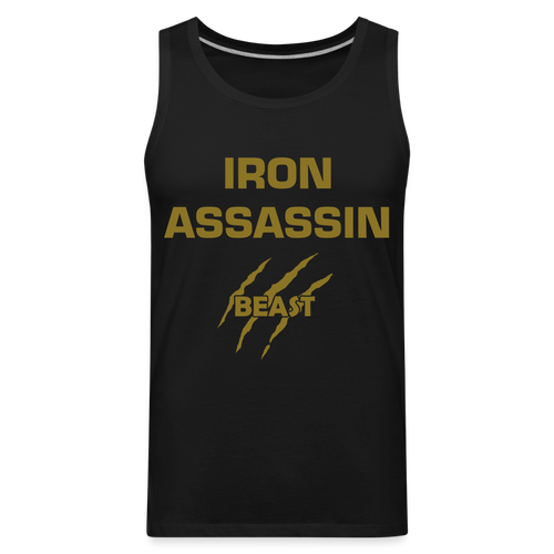 IRON ASSASSIN BEAST TANK TOP - black